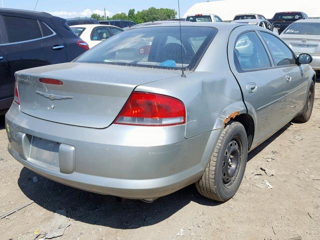 1C3EL46XX4N394094 - 2004 CHRYSLER SEBRING LX SILVER photo 4