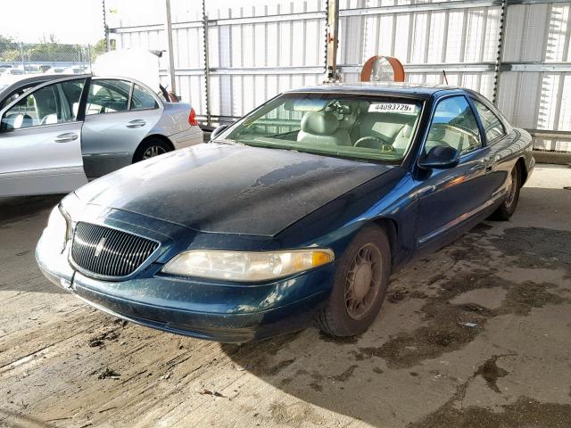 1LNLM92V8VY647670 - 1997 LINCOLN MARK VIII GREEN photo 2