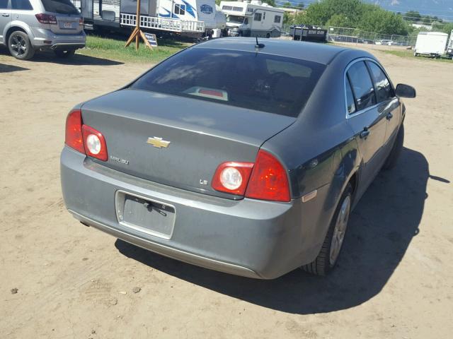 1G1ZG57B49F150445 - 2009 CHEVROLET MALIBU LS 灰色 照片 4