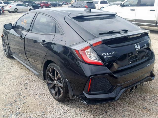 SHHFK7H45JU238450 - 2018 HONDA CIVIC SPOR BLACK photo 3