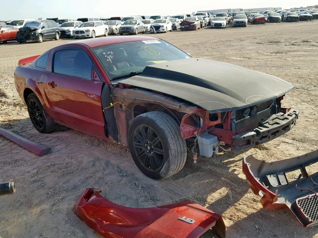 1ZVHT82H885148713 - 2008 FORD MUSTANG GT MAROON photo 1