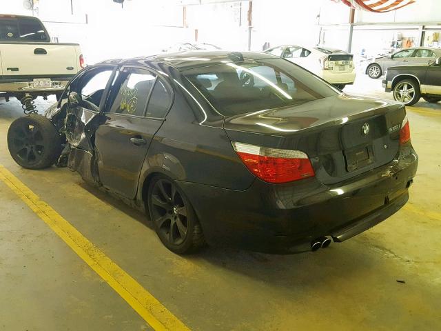 WBANB53587CP04165 - 2007 BMW 550 I BLACK photo 3