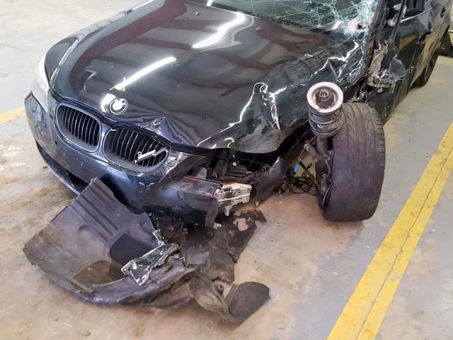 WBANB53587CP04165 - 2007 BMW 550 I BLACK photo 9