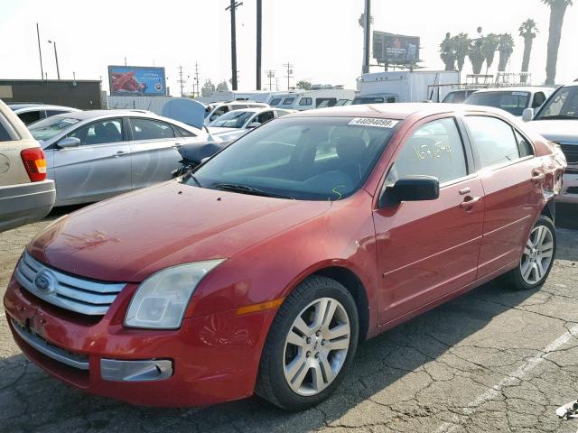 3FAHP08158R168276 - 2008 FORD FUSION SEL BURGUNDY photo 2