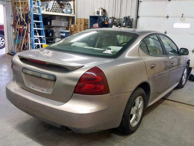 2G2WP552661201691 - 2006 PONTIAC GRAND PRIX BROWN photo 4