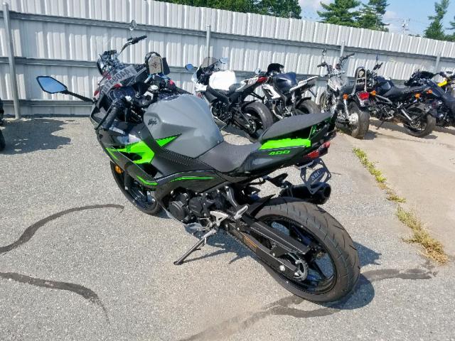 JKAEXKG1XKDA32409 - 2019 KAWASAKI EX400 GREEN photo 3