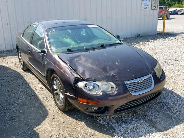 2C3AE66G23H572088 - 2003 CHRYSLER 300M MAROON photo 1