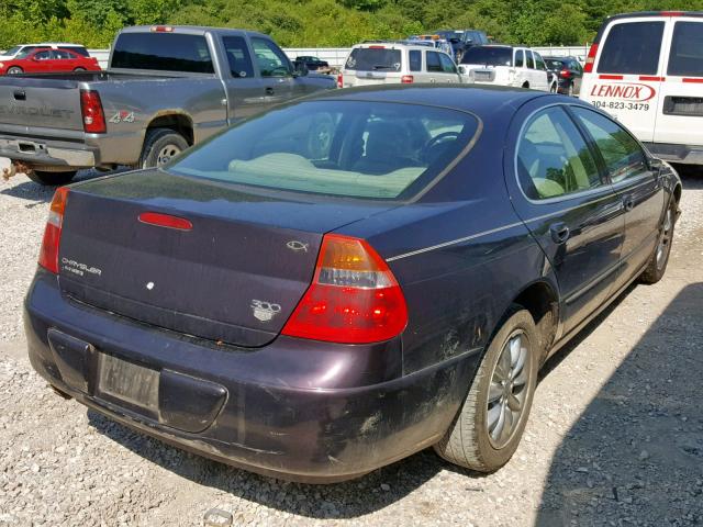 2C3AE66G23H572088 - 2003 CHRYSLER 300M MAROON photo 4