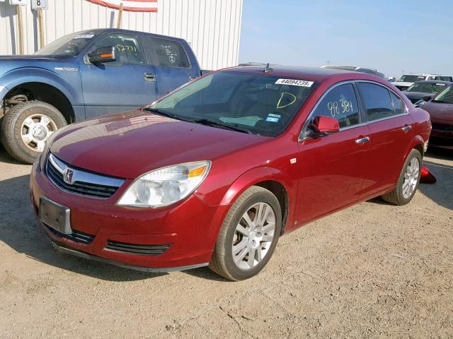 1G8ZV57B29F186657 - 2009 SATURN AURA XR RED photo 2