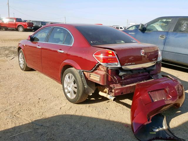 1G8ZV57B29F186657 - 2009 SATURN AURA XR RED photo 3