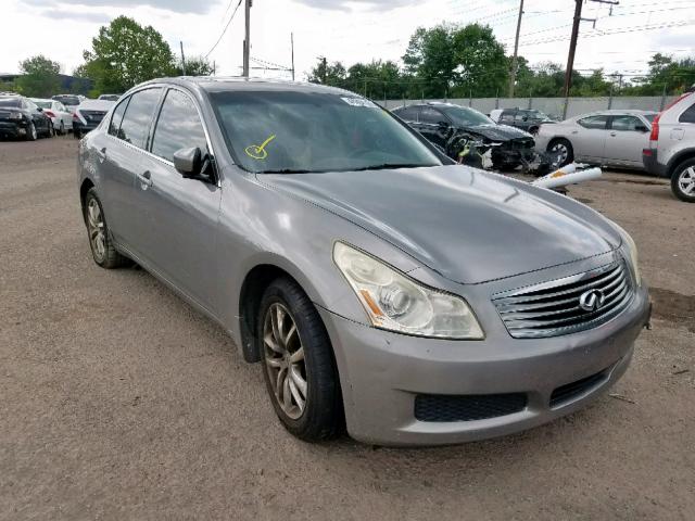 JNKCV61F99M354723 - 2009 INFINITI G37 GRAY photo 1