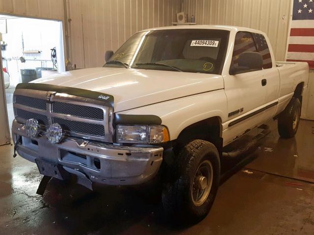 1B7KF23Z31J250907 - 2001 DODGE RAM 2500 WHITE photo 2