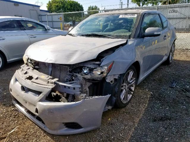 JTKJF5C76B3012477 - 2011 TOYOTA SCION TC ნაცრისფერი ფოტო 2