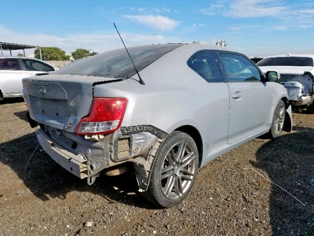 JTKJF5C76B3012477 - 2011 TOYOTA SCION TC ნაცრისფერი ფოტო 4