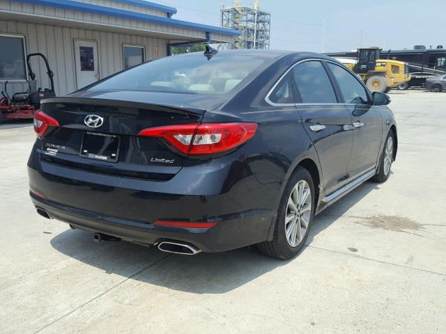 5NPE34AF5HH478727 - 2017 HYUNDAI SONATA SPO BLACK photo 4