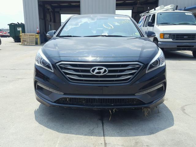 5NPE34AF5HH478727 - 2017 HYUNDAI SONATA SPO BLACK photo 9