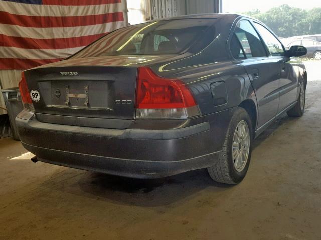 YV1RS61T732255681 - 2003 VOLVO S60 GRAY photo 4