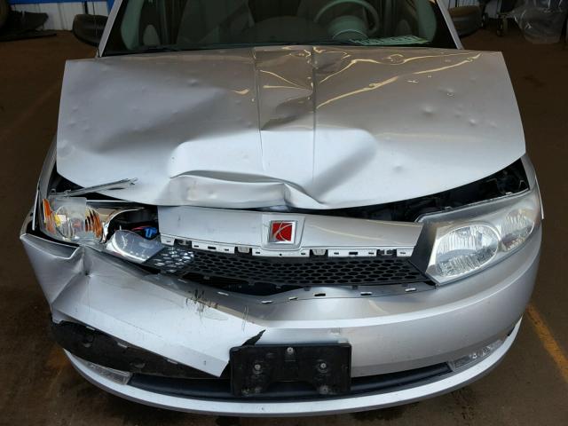 1G8AL52F83Z111433 - 2003 SATURN ION LEVEL SILVER photo 7