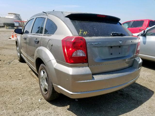 1B3HB28B08D634705 - 2008 DODGE CALIBER GOLD photo 3