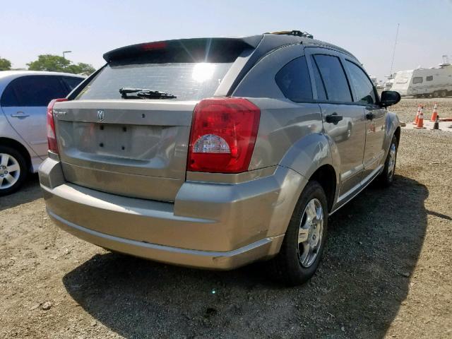 1B3HB28B08D634705 - 2008 DODGE CALIBER GOLD photo 4