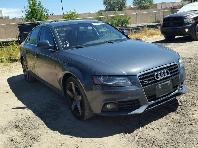 WAUMK78K29A123300 - 2009 AUDI A4 PRESTIG GRAY photo 1