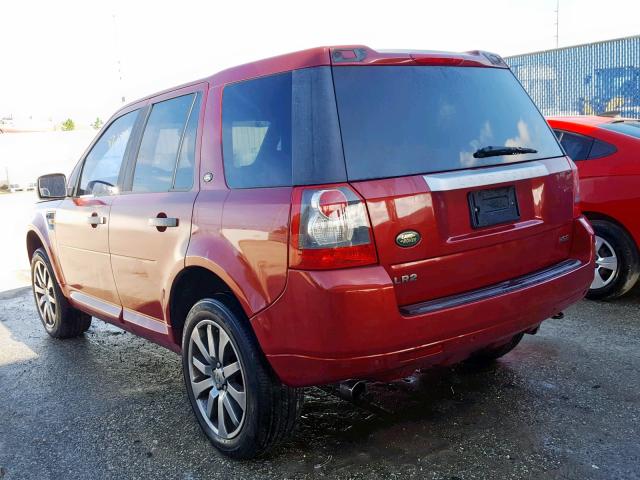 SALFT24N18H090381 - 2008 LAND ROVER LR2 HSE TE RED photo 3