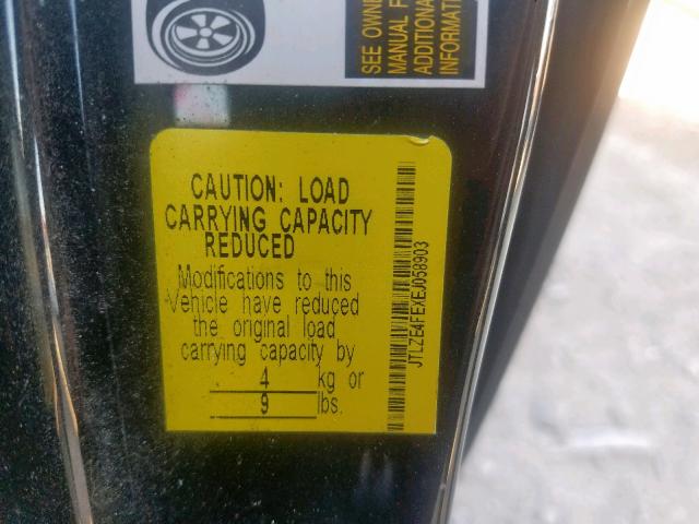 JTLZE4FEXEJ058903 - 2014 TOYOTA SCION XB 黑色 照片 10