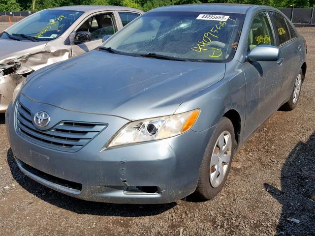 4T1BE46K07U678384 - 2007 TOYOTA CAMRY NEW TURQUOISE photo 2
