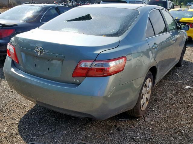 4T1BE46K07U678384 - 2007 TOYOTA CAMRY NEW TURQUOISE photo 4