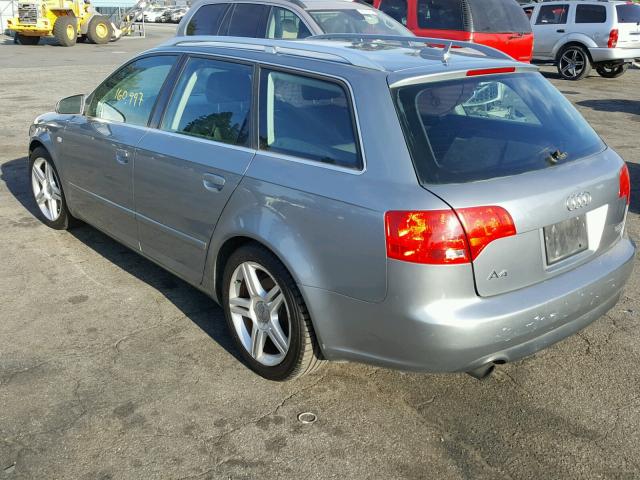 WAUKF78E55A551121 - 2005 AUDI A4 2.0T AV GRAY photo 3