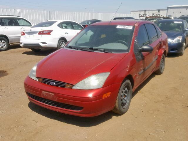 1FAFP33P93W275003 - 2003 FORD FOCUS LX MAROON photo 2