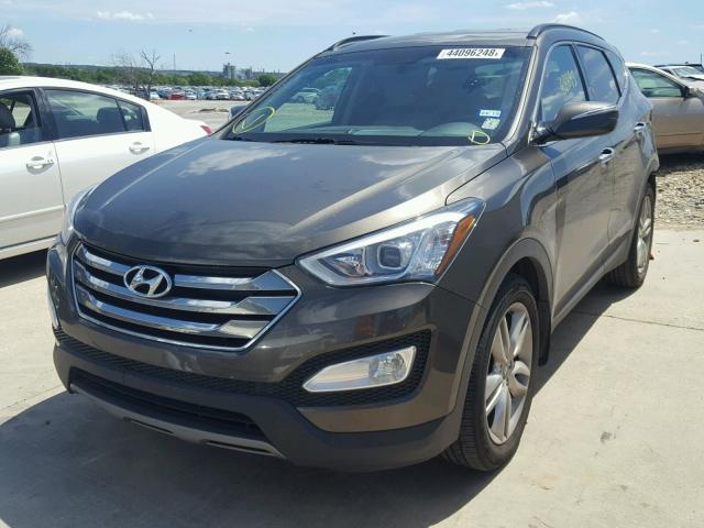 5XYZU3LA8EG186423 - 2014 HYUNDAI SANTA FE S CHARCOAL photo 2