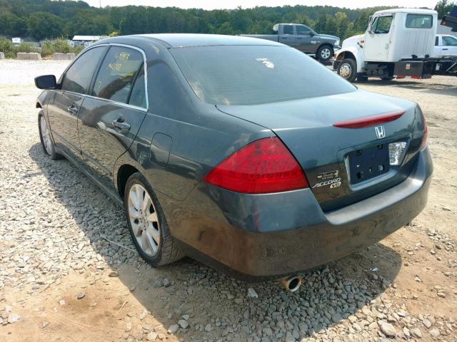 1HGCM66417A040964 - 2007 HONDA ACCORD SE GREEN photo 3