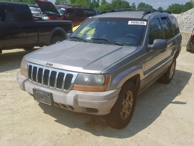 1J4GW48S41C640300 - 2001 JEEP GRAND CHER GRAY photo 2