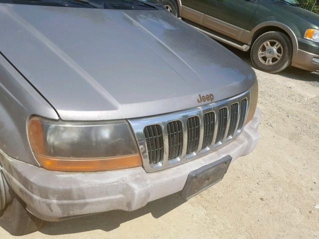 1J4GW48S41C640300 - 2001 JEEP GRAND CHER GRAY photo 9