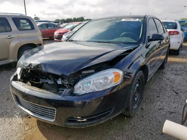 2G1WS58R179276409 - 2007 CHEVROLET IMPALA POL BLACK photo 2