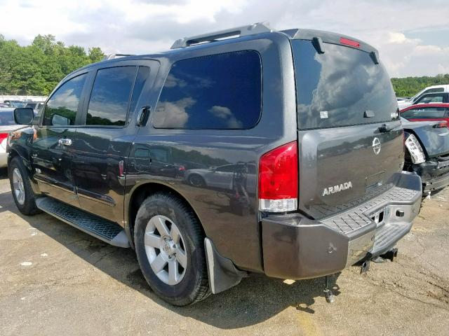 5N1AA08A46N733903 - 2006 NISSAN ARMADA SE GRAY photo 3