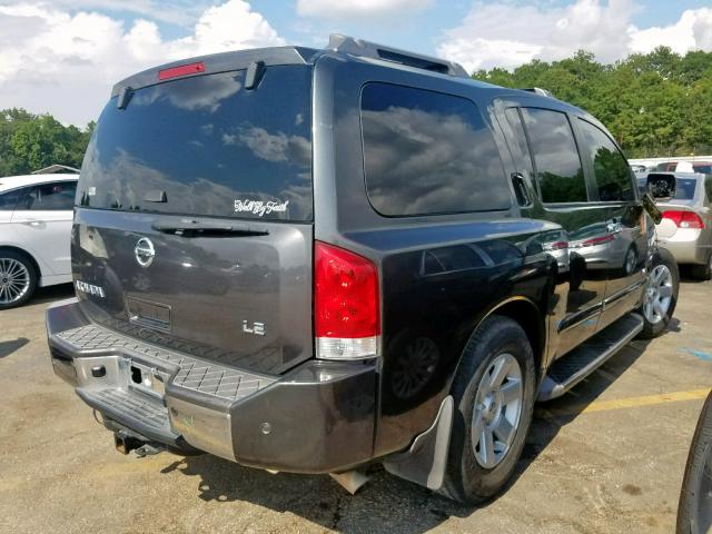 5N1AA08A46N733903 - 2006 NISSAN ARMADA SE GRAY photo 4