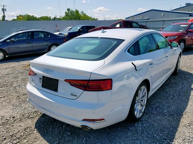 WAUBNCF59JA006080 - 2018 AUDI A5 PREMIUM WHITE photo 4