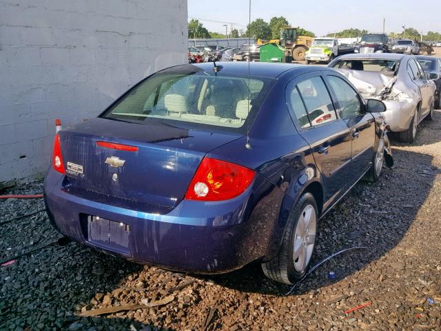 1G1AL58F487195257 - 2008 CHEVROLET COBALT LT BLUE photo 4