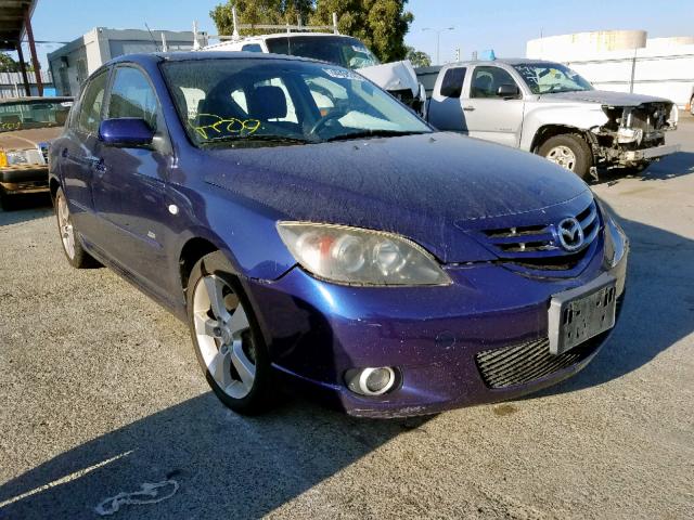 JM1BK343141165516 - 2004 MAZDA 3 HATCHBAC BLUE photo 1