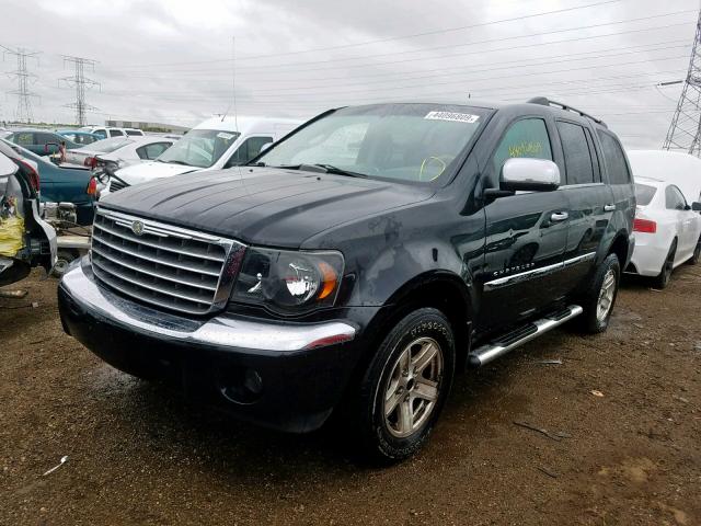 1A8HX58N08F107384 - 2008 CHRYSLER ASPEN LIMI BLACK photo 2