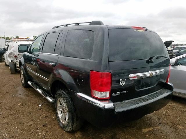 1A8HX58N08F107384 - 2008 CHRYSLER ASPEN LIMI BLACK photo 3
