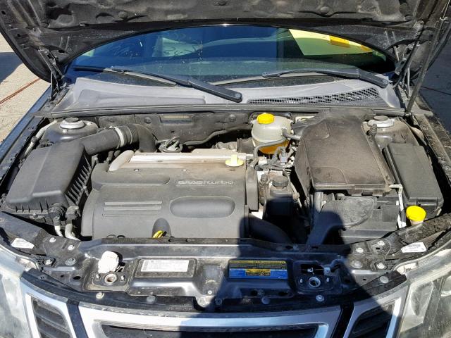 YS3FB49Y391016388 - 2009 SAAB 9-3 2.0T BLACK photo 7