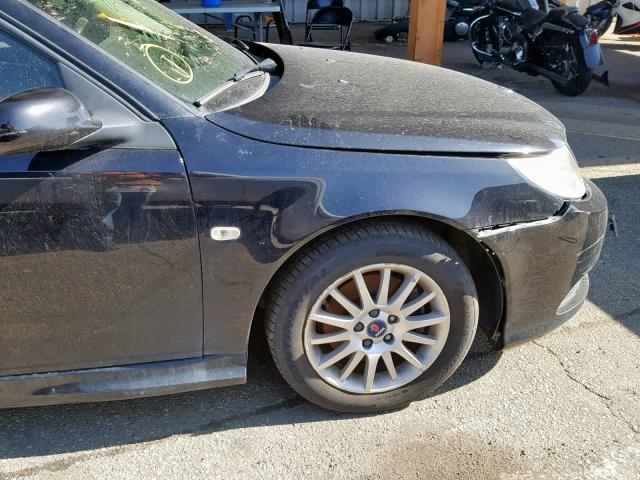 YS3FB49Y391016388 - 2009 SAAB 9-3 2.0T BLACK photo 9