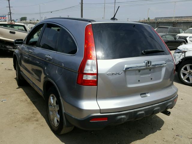 JHLRE38737C077761 - 2007 HONDA CR-V EXL SILVER photo 3