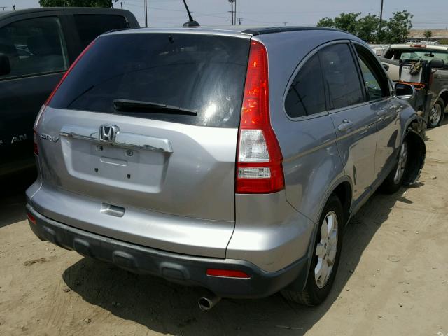 JHLRE38737C077761 - 2007 HONDA CR-V EXL SILVER photo 4