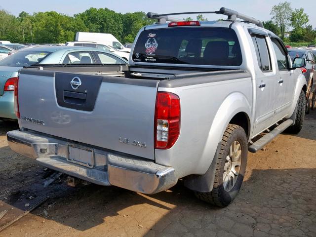 1N6AD0EV1AC404841 - 2010 NISSAN FRONTIER C SILVER photo 4