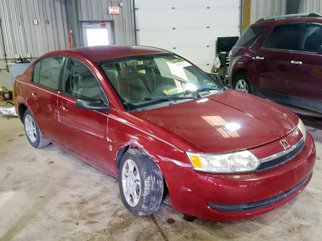 1G8AJ52F34Z231194 - 2004 SATURN ION LEVEL RED photo 1