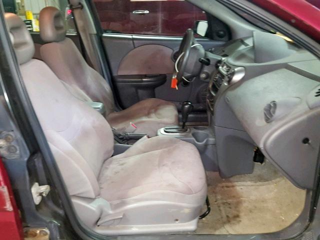 1G8AJ52F34Z231194 - 2004 SATURN ION LEVEL RED photo 5